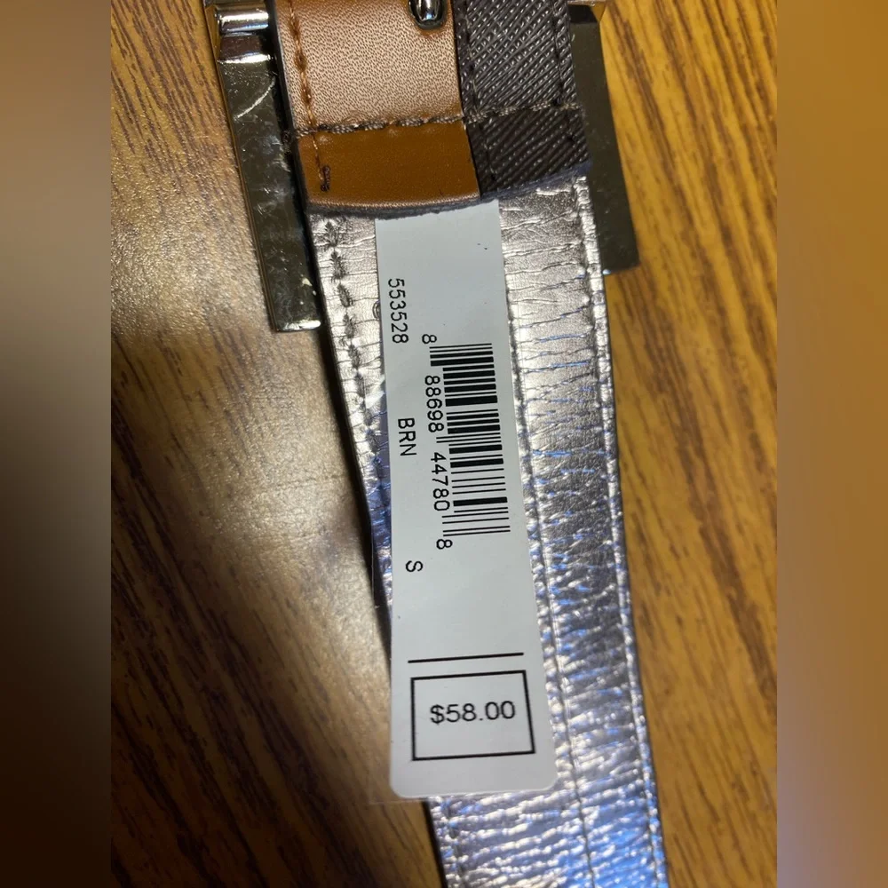 NWT Michael Michael Kors Two Tone Belt SZ S